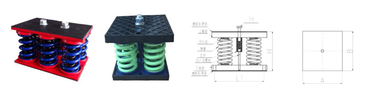 ZTE型组合式阻尼弹簧减振器