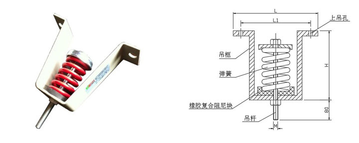 VWHS型阻尼弹簧吊式减振器