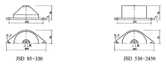 JG、JSD型橡胶剪切隔振器